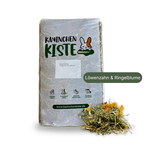 Foin au pissenlit et souci, 1kg