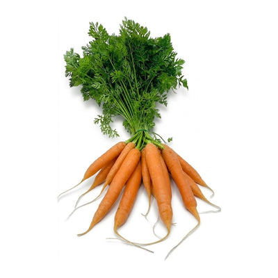 Möhren mit Grün, 500gr