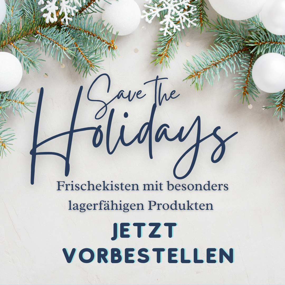 Frischekiste Winter Special -  Save the Holidays